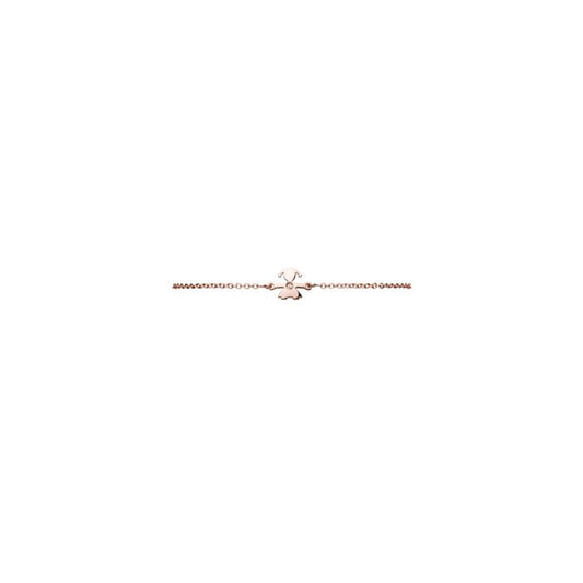 Bracciale Bimba Oro Rosa con Diamante LBB326