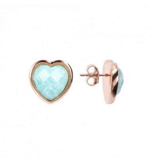 Orecchini Rosati a Forma di Cuore WSBZ01563.AZ