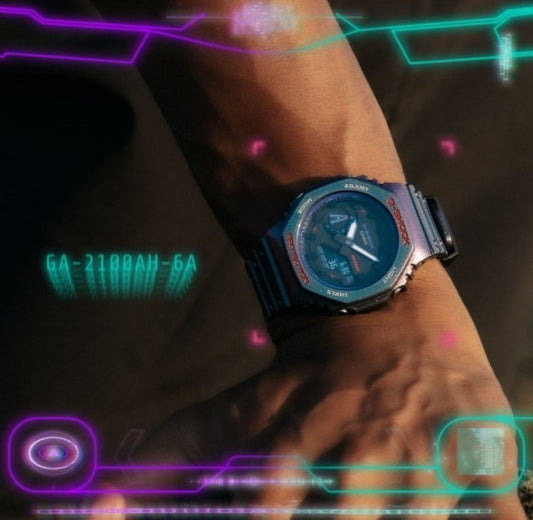 Orologio Uomo G-Shock Classic Viola GA-2100AH-6AER