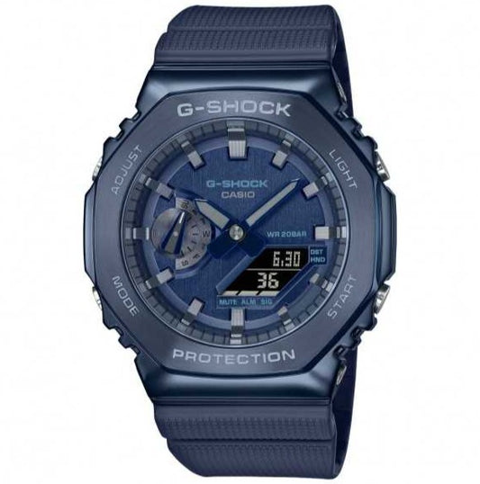 Orologio Uomo G-Shock Metal Covered Blu GM-2100N-2AER