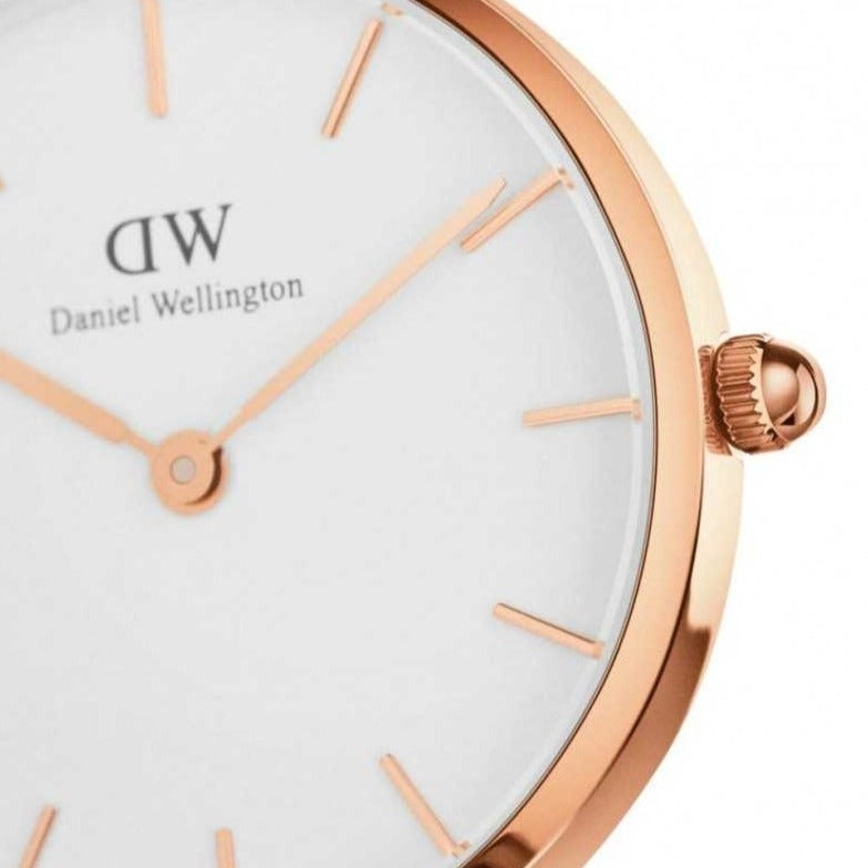 Classic Petite St Mawes 28 mm Reloj dorado rosa para mujer DW00100231
