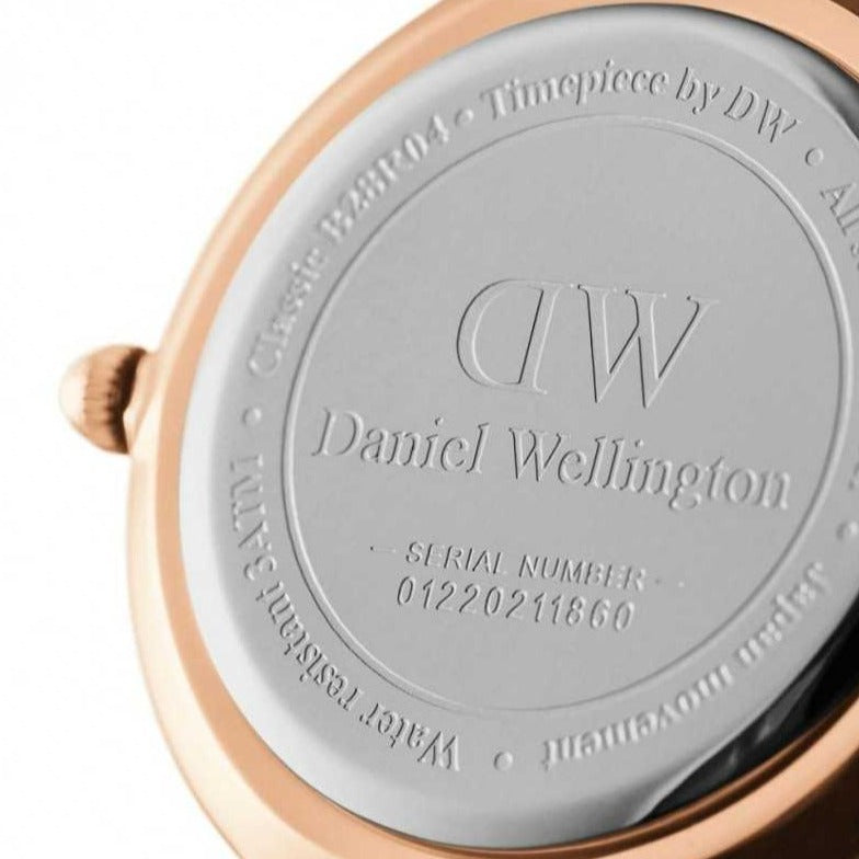 Classic Petite St Mawes 28 mm Reloj dorado rosa para mujer DW00100231