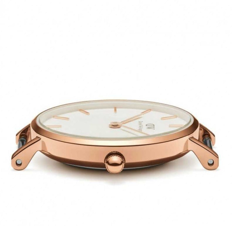 Classic Petite St Mawes 28 mm Reloj dorado rosa para mujer DW00100231