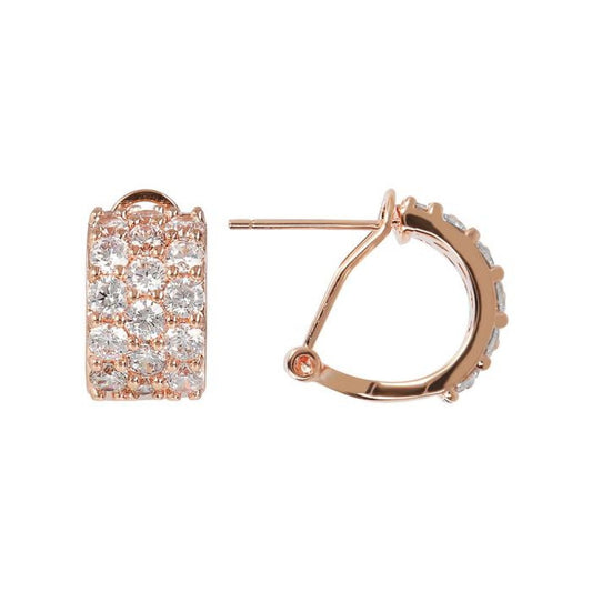 Orecchini a Lobo con Pavé di Zirconi WSBZ01962.W