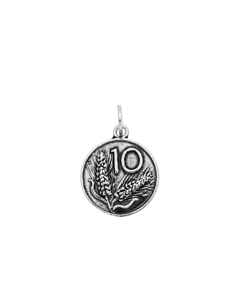 Charm Monedas 10 Liras 09457