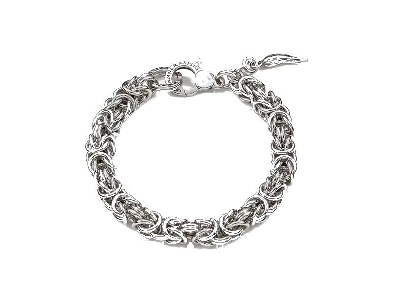 Pulsera pequeña malla bizantina 09711