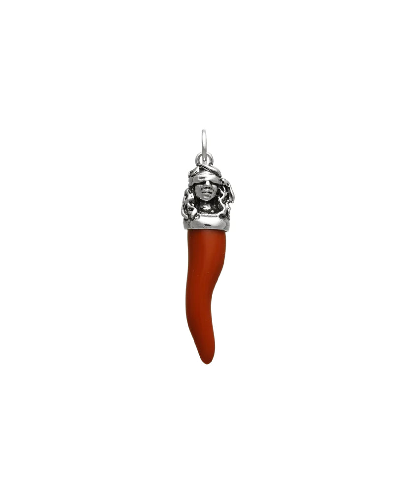 Charm Amuletos Cuerno Rojo Diosa de la Fortuna 10988
