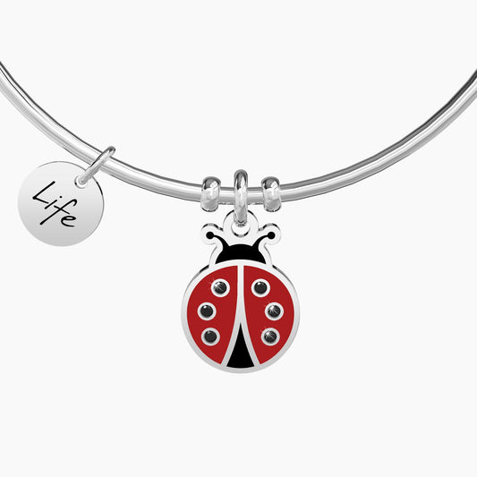 Pulsera Fortuna Ladybug Roja y Negra 731895