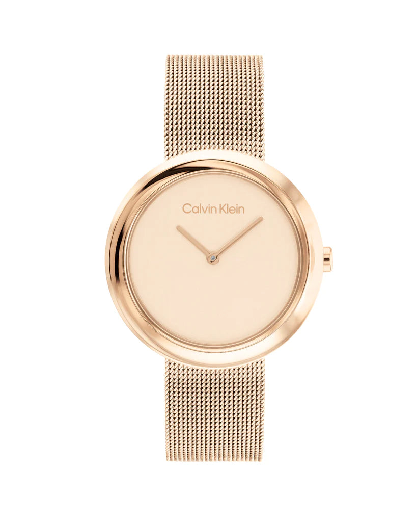 Orologio Donna Sculptural Twisted Bezel Rosato 25200013