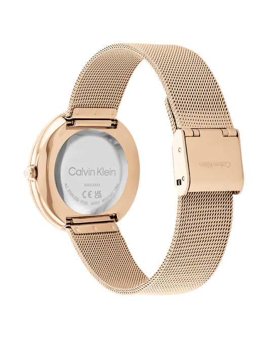 Orologio Donna Sculptural Twisted Bezel Rosato 25200013