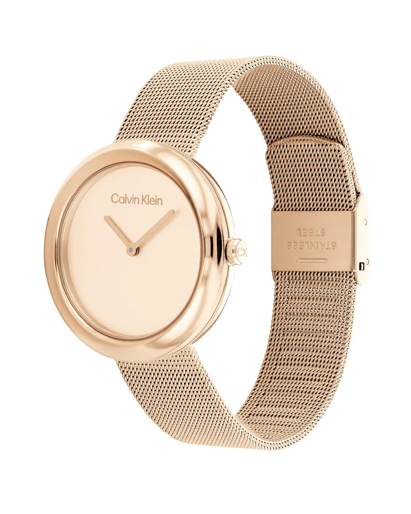 Orologio Donna Sculptural Twisted Bezel Rosato 25200013