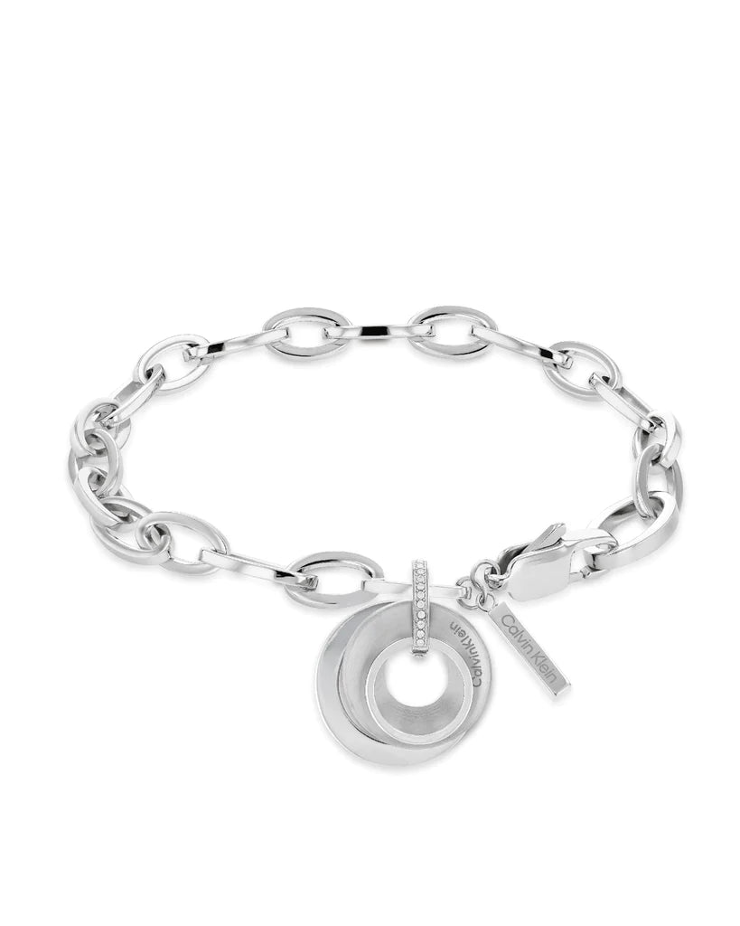 Pulsera Timeless Playful Circular Shimmer Silver 35000156