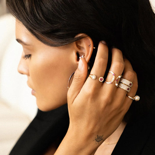 Pendiente Mono Corazón PRZ-013 M1 AU