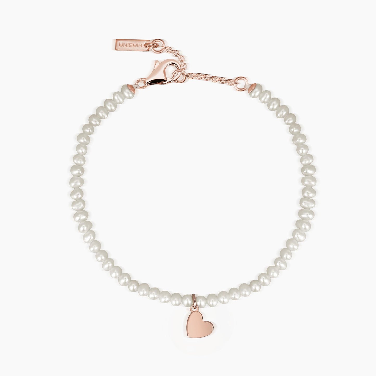 Pulsera Rosato One Love Perlas y Corazón 533543