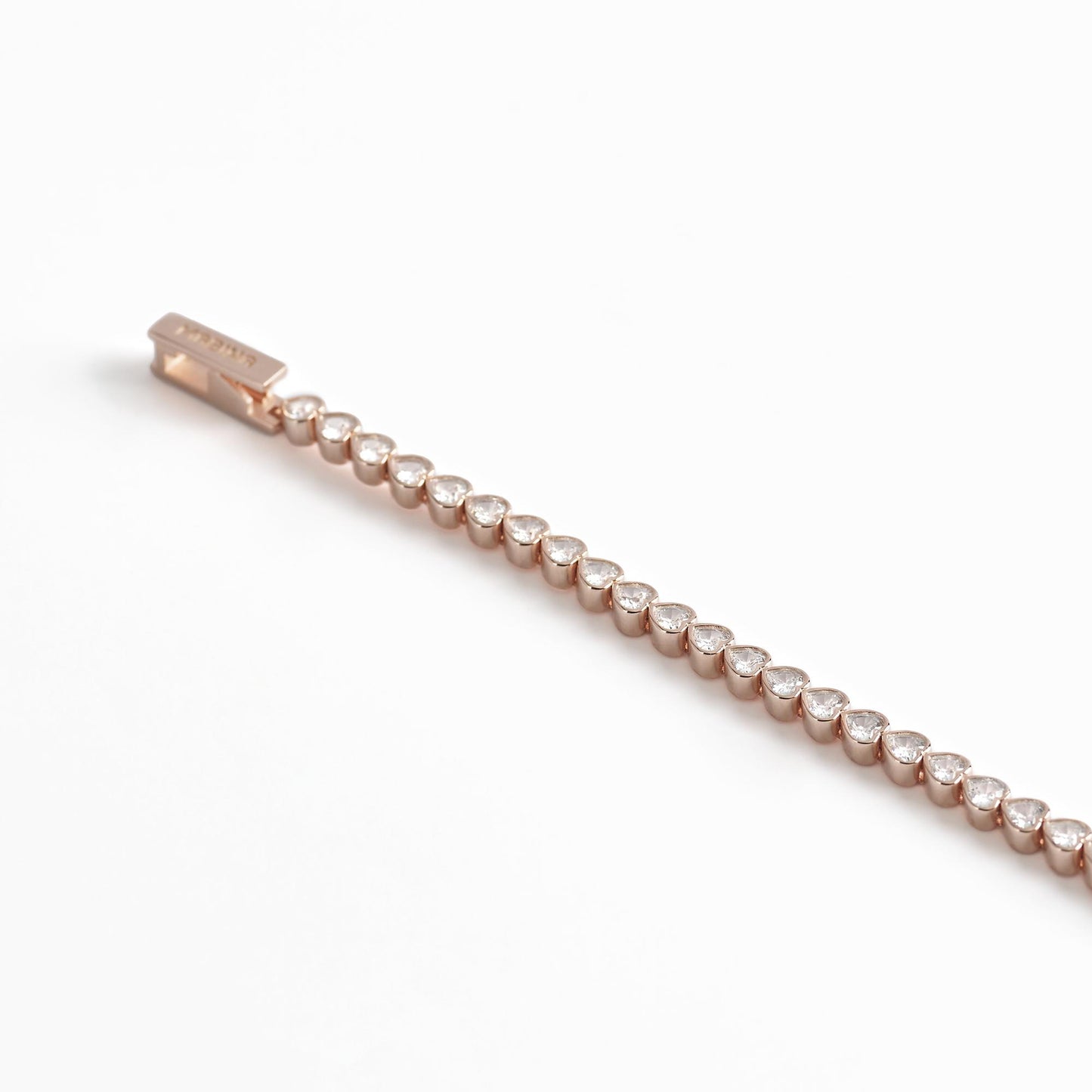 Pulsera Rosato Tennis Stupendous Thought Zirconia Heart 533511