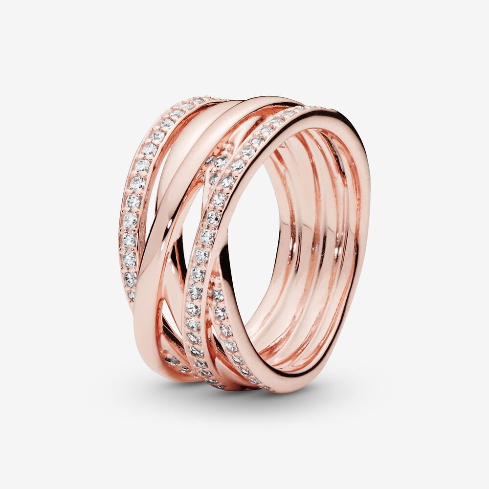 Anello Fascia Intrecciata 180919CZ