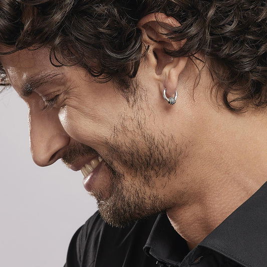 Orecchino Uomo Monomania Cilindro Borchiato 563480