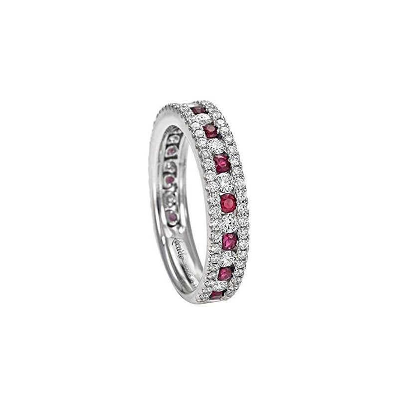 Anello Decò Rubini e Diamanti R10MZ845