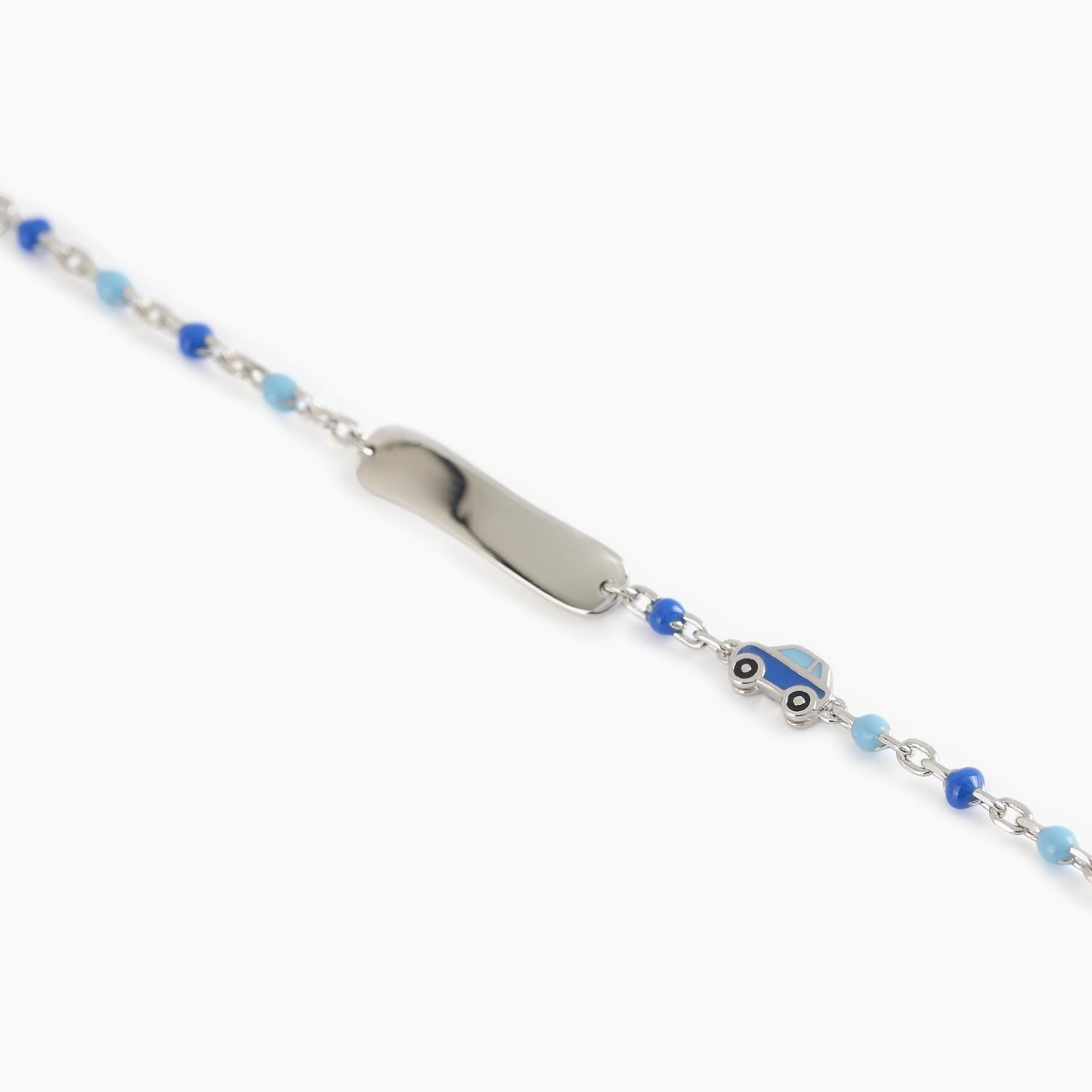 Bracciale Baby Con Ciondolo Automobilina E Piastra 533496