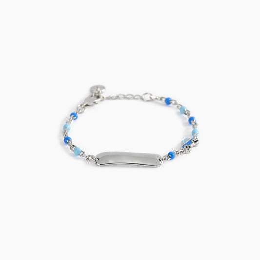 Bracciale Baby Con Ciondolo Automobilina E Piastra 533496