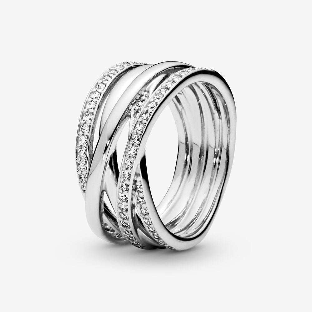 Anello Fascia Intrecciata 190919CZ
