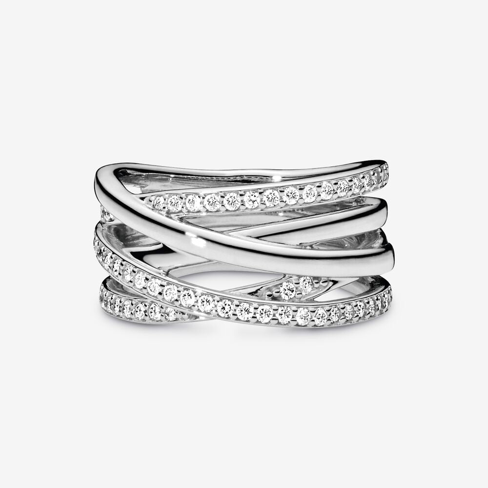 Anello Fascia Intrecciata 190919CZ