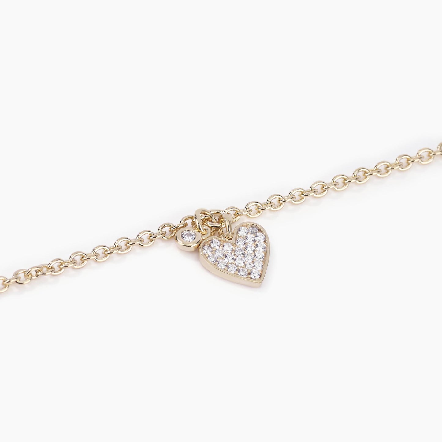 Bracciale Con Ciondolo a Cuore E Punto Luce 533450