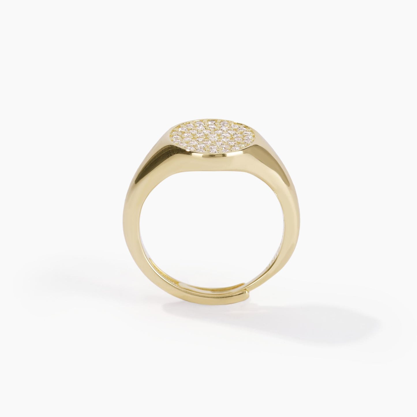 Anillo Chevalier Dorado con Circonitas 523204