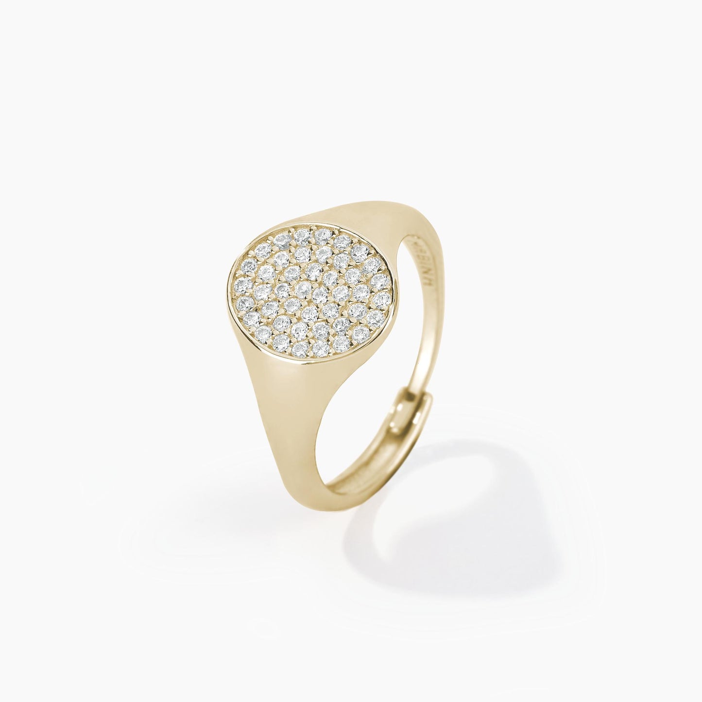 Anillo Chevalier Dorado con Circonitas 523204