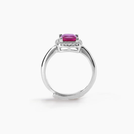 Anello Cool Or Rétro? Rubino Sintetico 523211