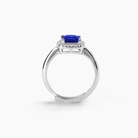 Anello Cool Or Rétro? Zaffiro Blu Sintetico 523212