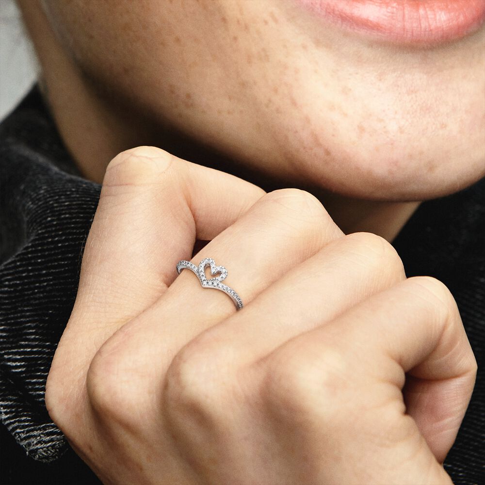 Anello Cuore Desiderio Scintillante 199302C01