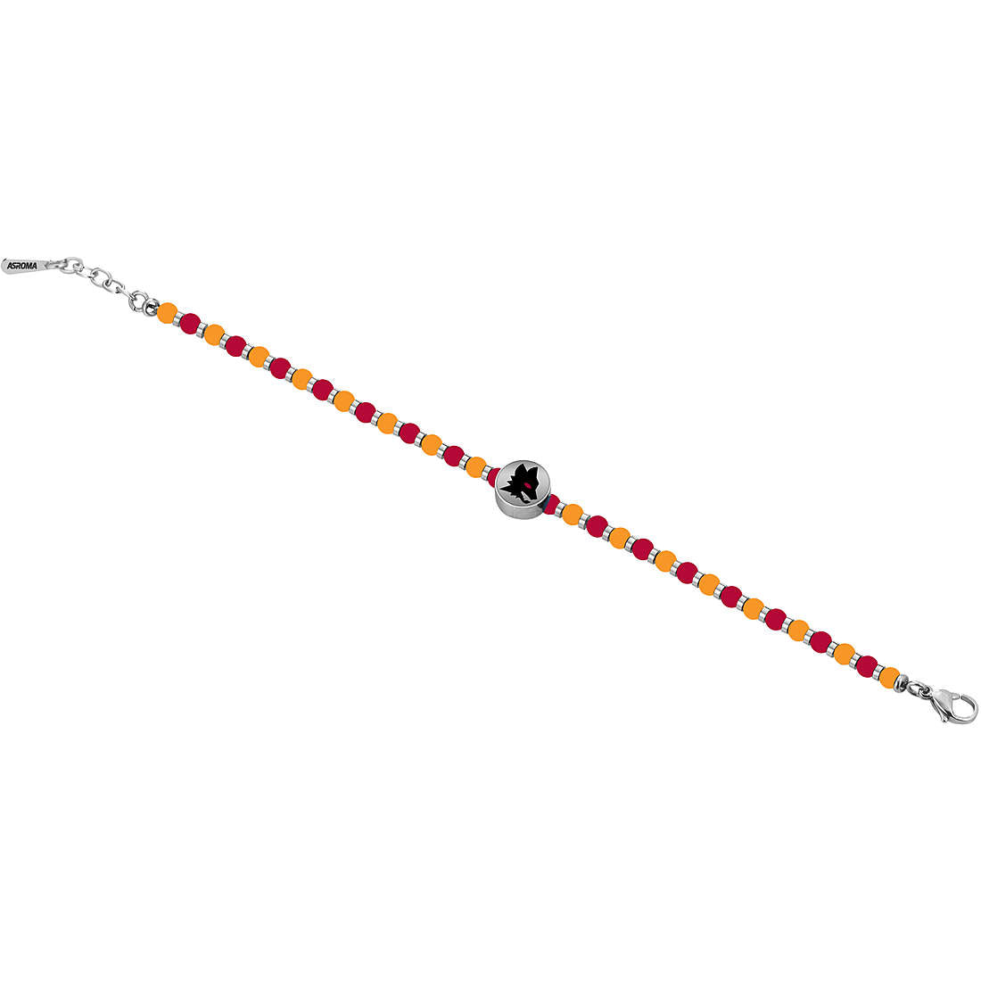 Pulsera AS Roma Hombre Esferas Amarillas-Rojas B-RB007UPR