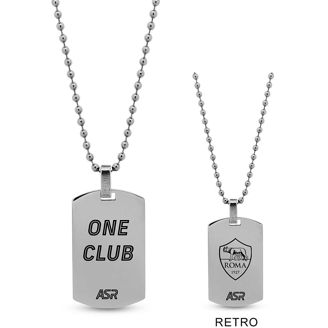 Collar AS Roma One Club Plate Hombre B-RC005UAS