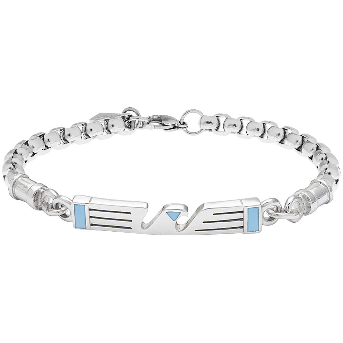 Bracciale Uomo Aquila S.S. Lazio Grigio B-LB002UAS