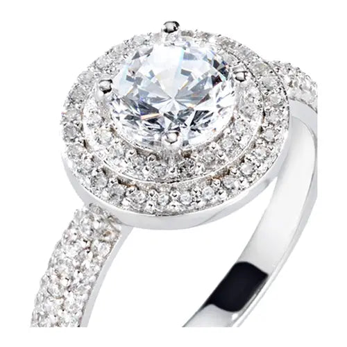 Anello Tesori in Argento con Zirconi SAIW08