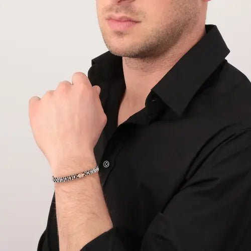 Pulsera Joyas Hombre Acero JM219AQH17