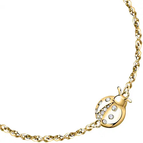 Bracciale Istanti Dorato con Coccinella SAVZ08