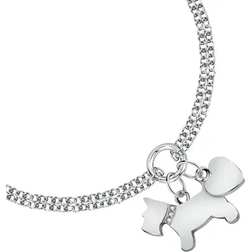 Pulsera Mascota con Perro y Corazón SAVL14