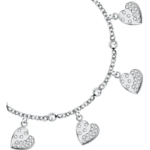 Pulsera Pasión con Colgantes de Corazón SAUN11