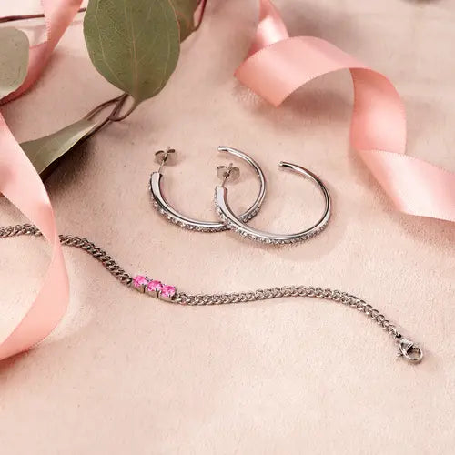 Pulsera Poética Rosa SAUZ13