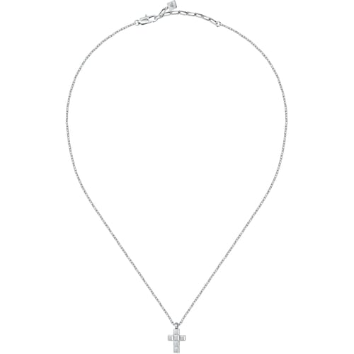 Collana Uomo Motown con Croce Argentata SALS77