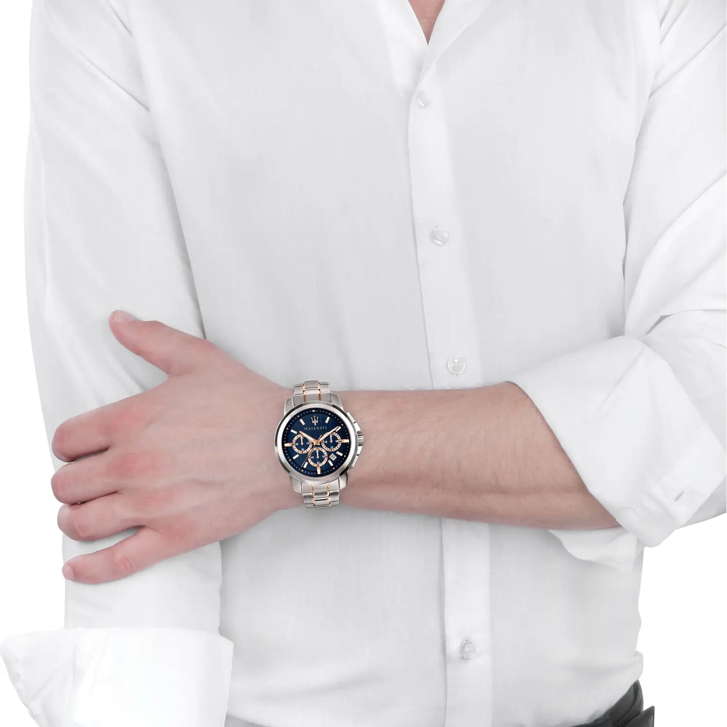 Orologio Uomo Cronografo Successo Acciaio e Blu R8873621008