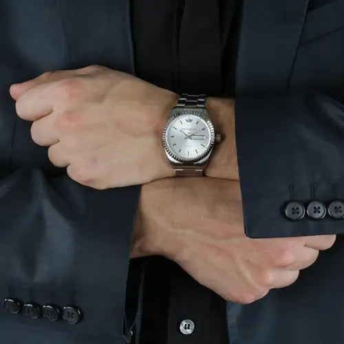 Orologio Uomo Automatico Caribe Bianco R8223597007