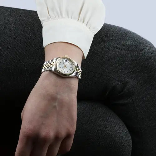 Reloj Mujer Caribe Acero y Oro R8253107519
