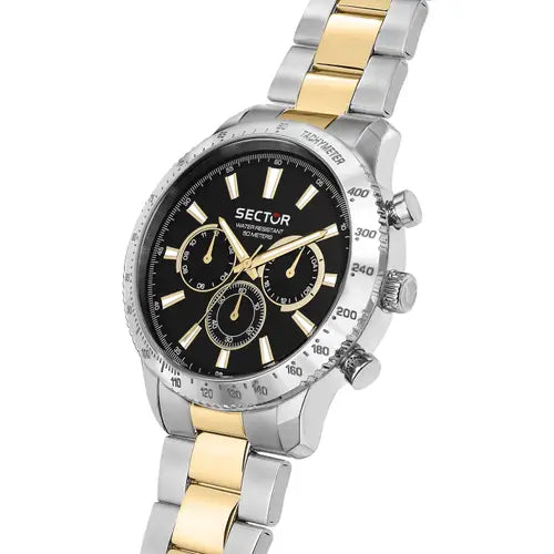 Orologio Uomo 270 Silver, Nero e Dorato R3253578026