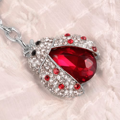 Portachiavi Magic Coccinella con Zircone SD0394