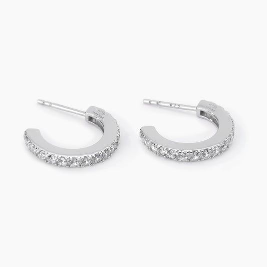 Orecchini Veretta Semicerchio Con Zirconi Super Easy 563435