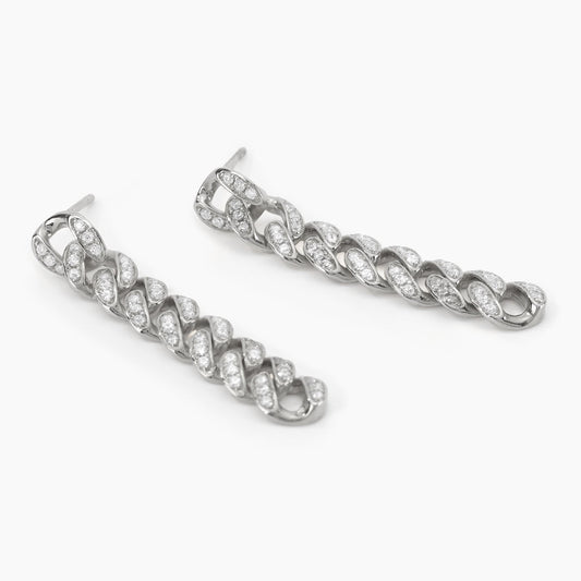 Orecchini Pendenti Groumette Zirconi 563320