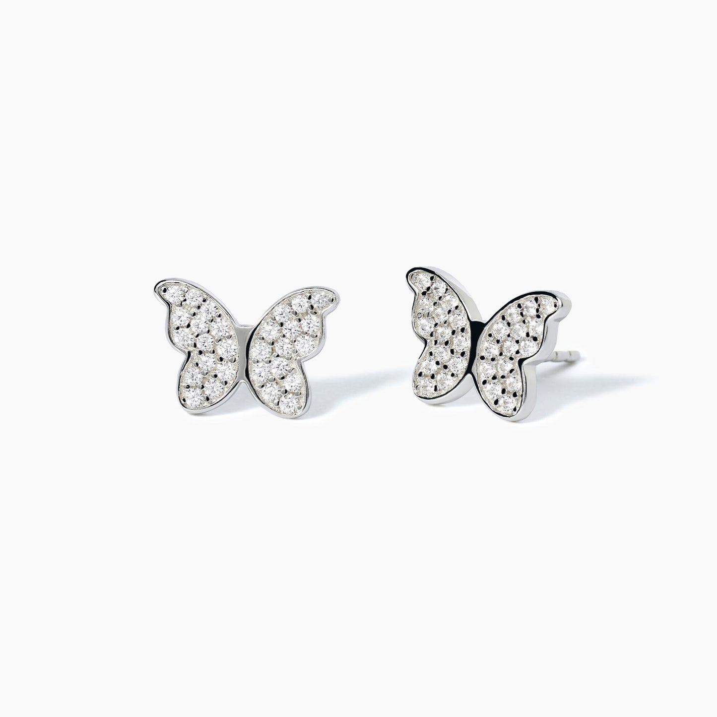 Orecchini Lobo Fly To Me Farfalla di Zirconi Bianchi 563165